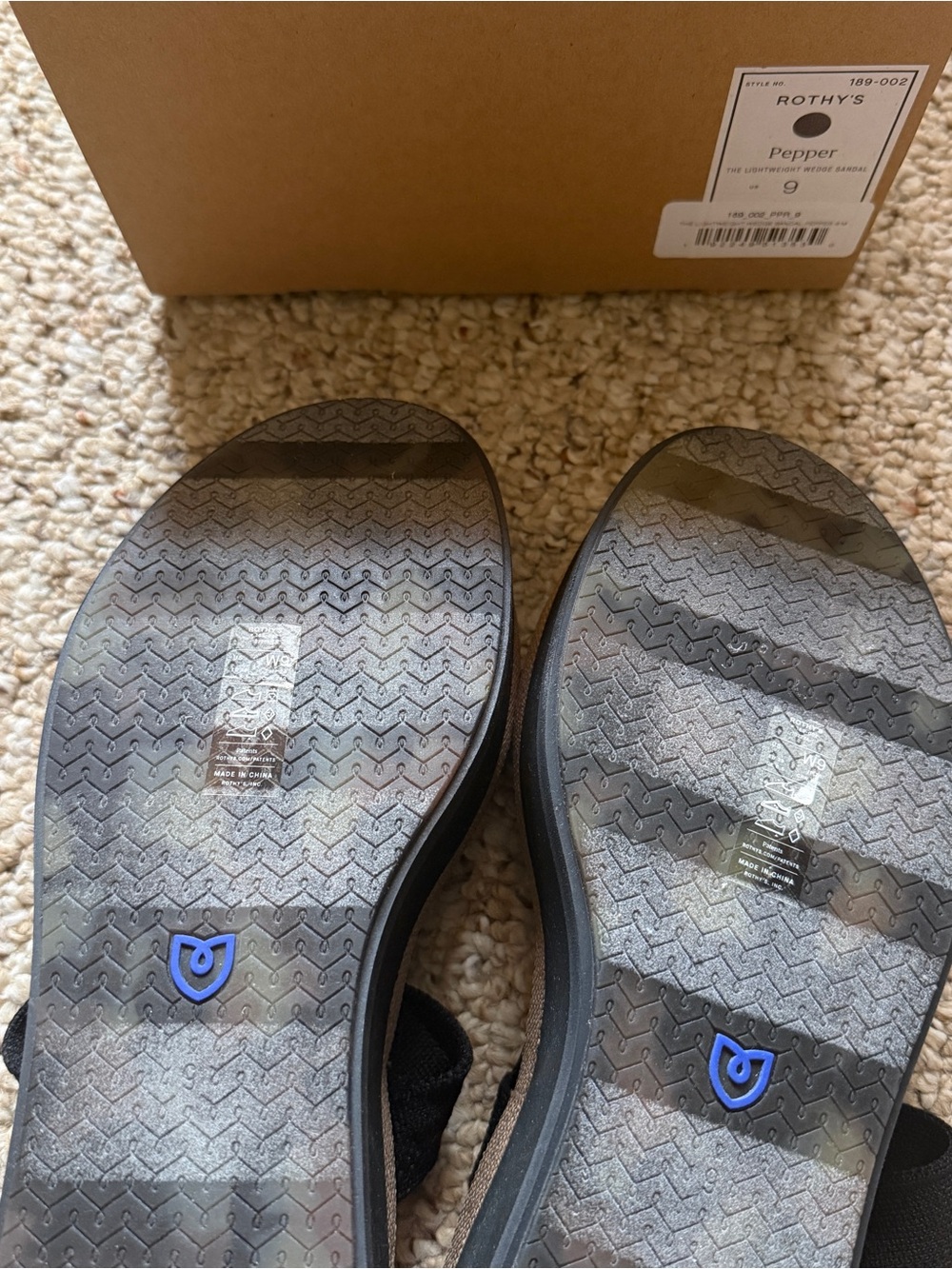 NEW Rothy’s Slingback Platform Wedge Sandals Size 9 - Picture 8 of 12